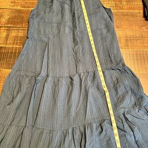 Chic Navy Tiered Sleeveless Dress